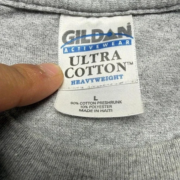 Mangy Moose Jackson Hole Wyoming Long Sleeve Graphic Shirt Gray Size L - Picture 2 of 6